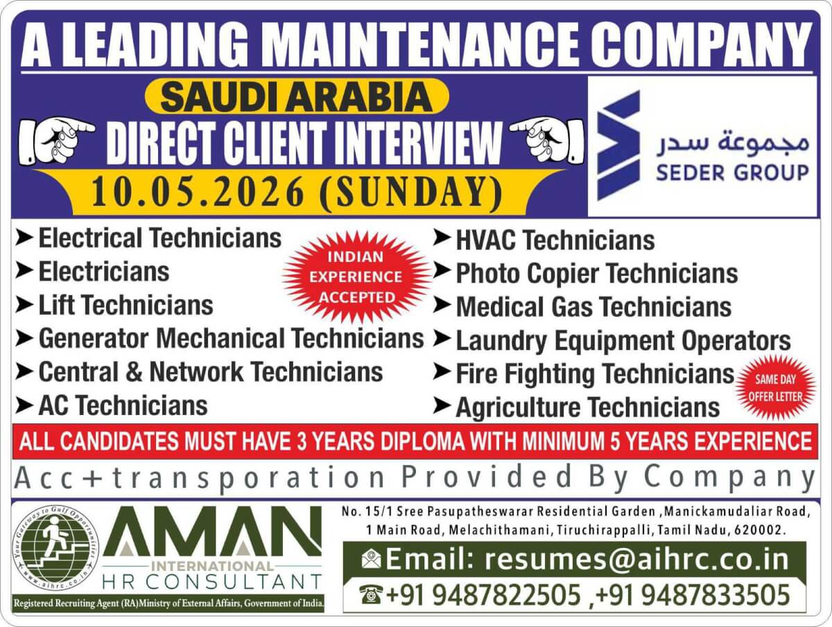 Maintanance Company-Saudi Arabia