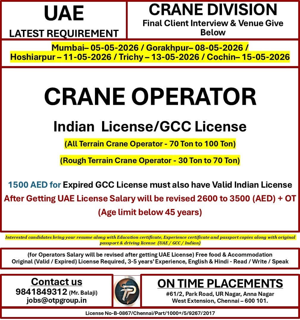 Crane Operator