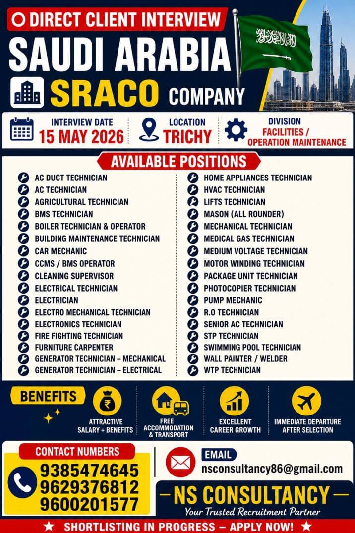 LEADING SARCO COMPANY REQUIREMENT FOR SAUDI ARABIA