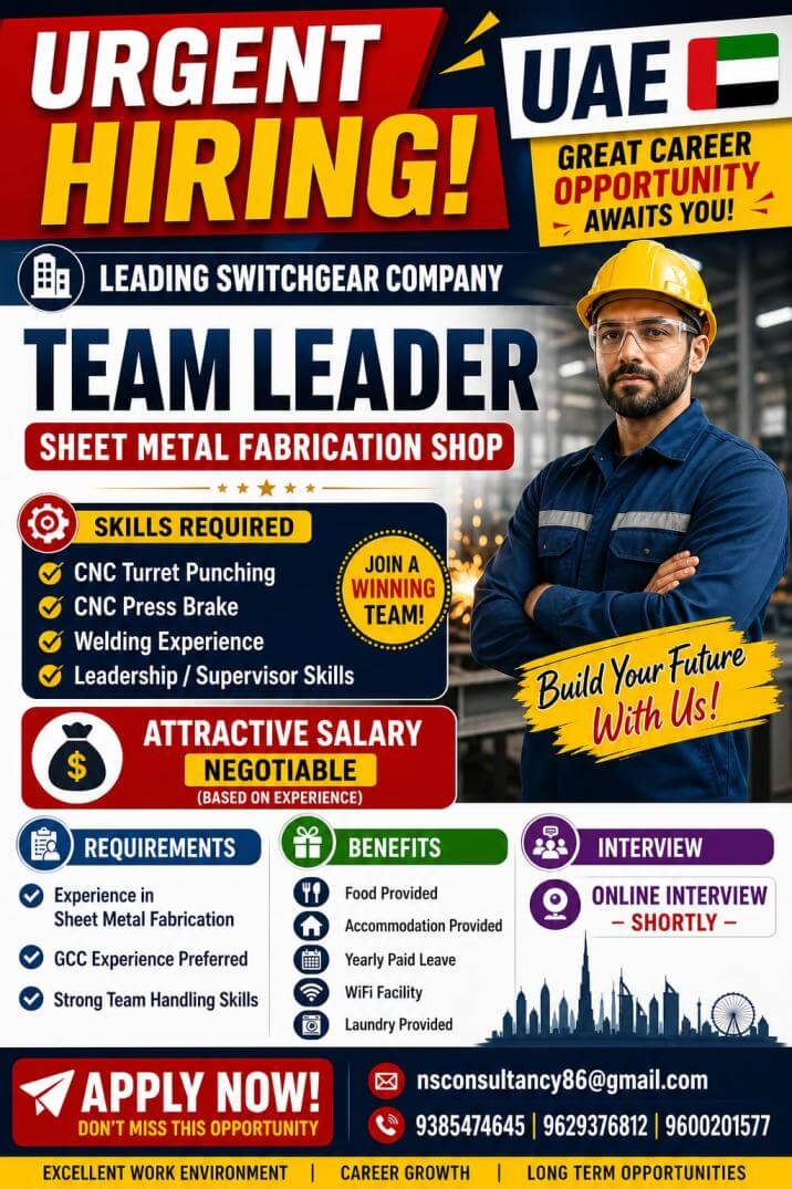 LEADING SWITCHGEAR COMPANY REQUIREMENT FOR DUBAI