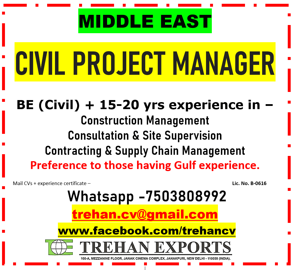 CIVIL PROJECT MANAGER