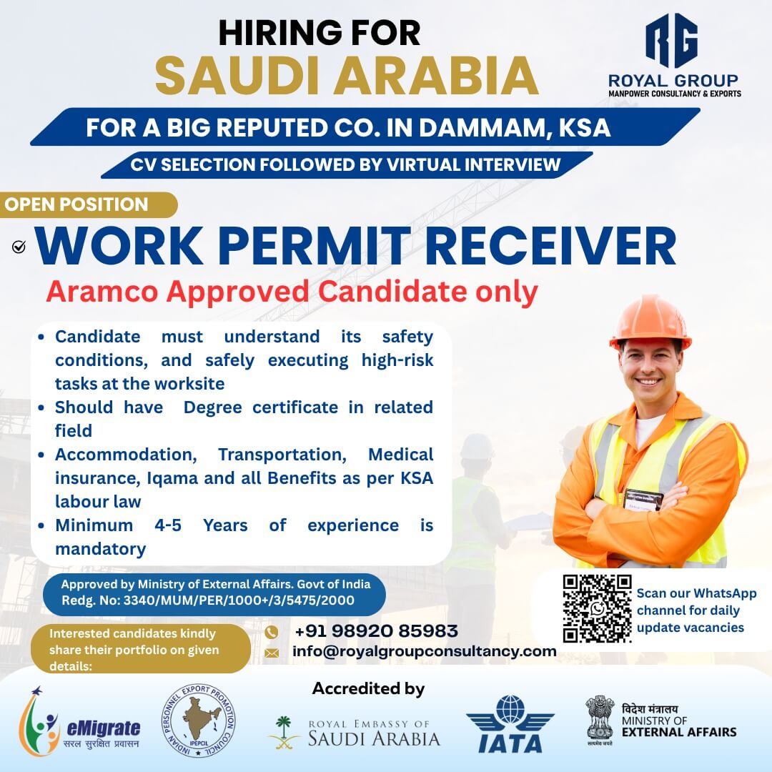 WORK PERMIT RECEIVER