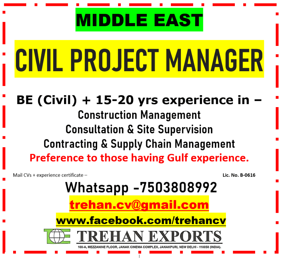 CIVIL PROJECT MANAGER