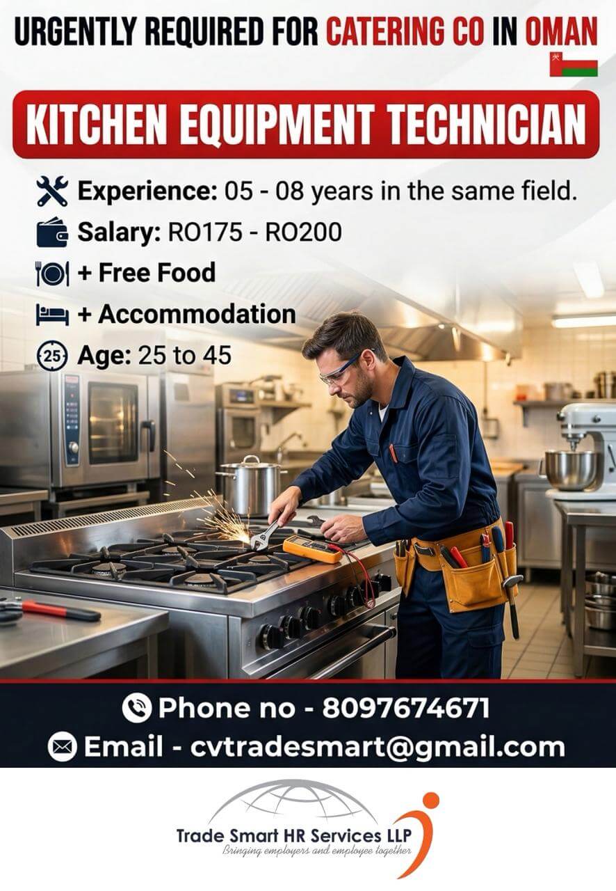 KITCHEN EQUIPMENT TECHNICIAN
