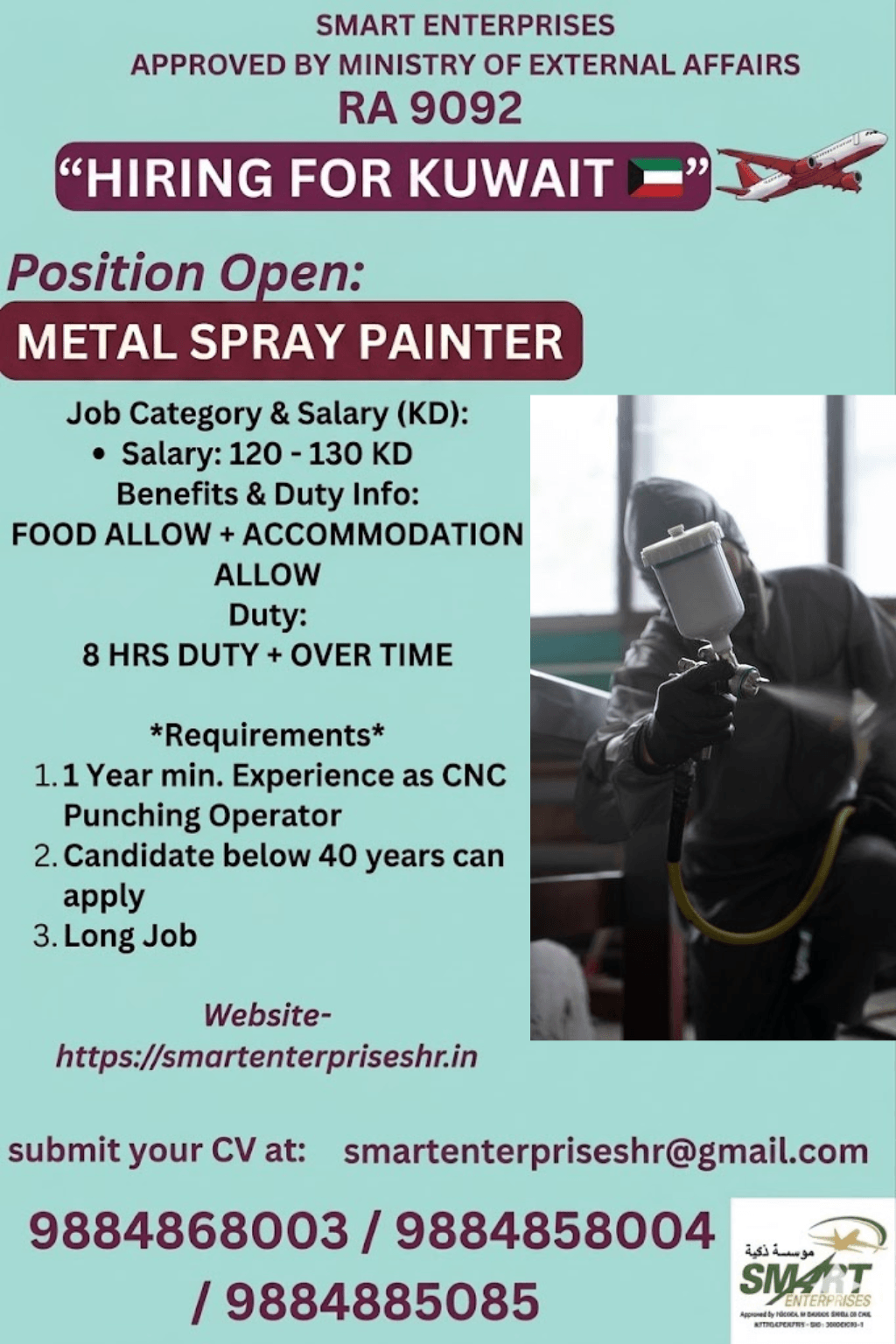 METAL SPRAY PAINTER