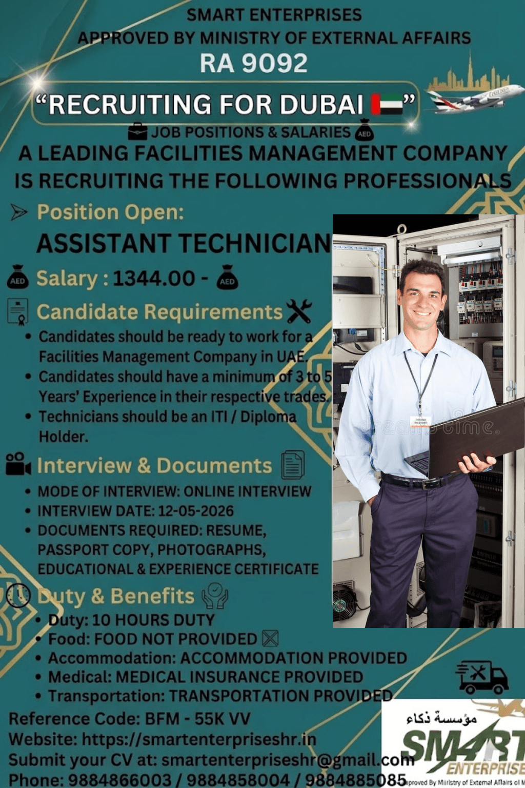 assistant tecnician