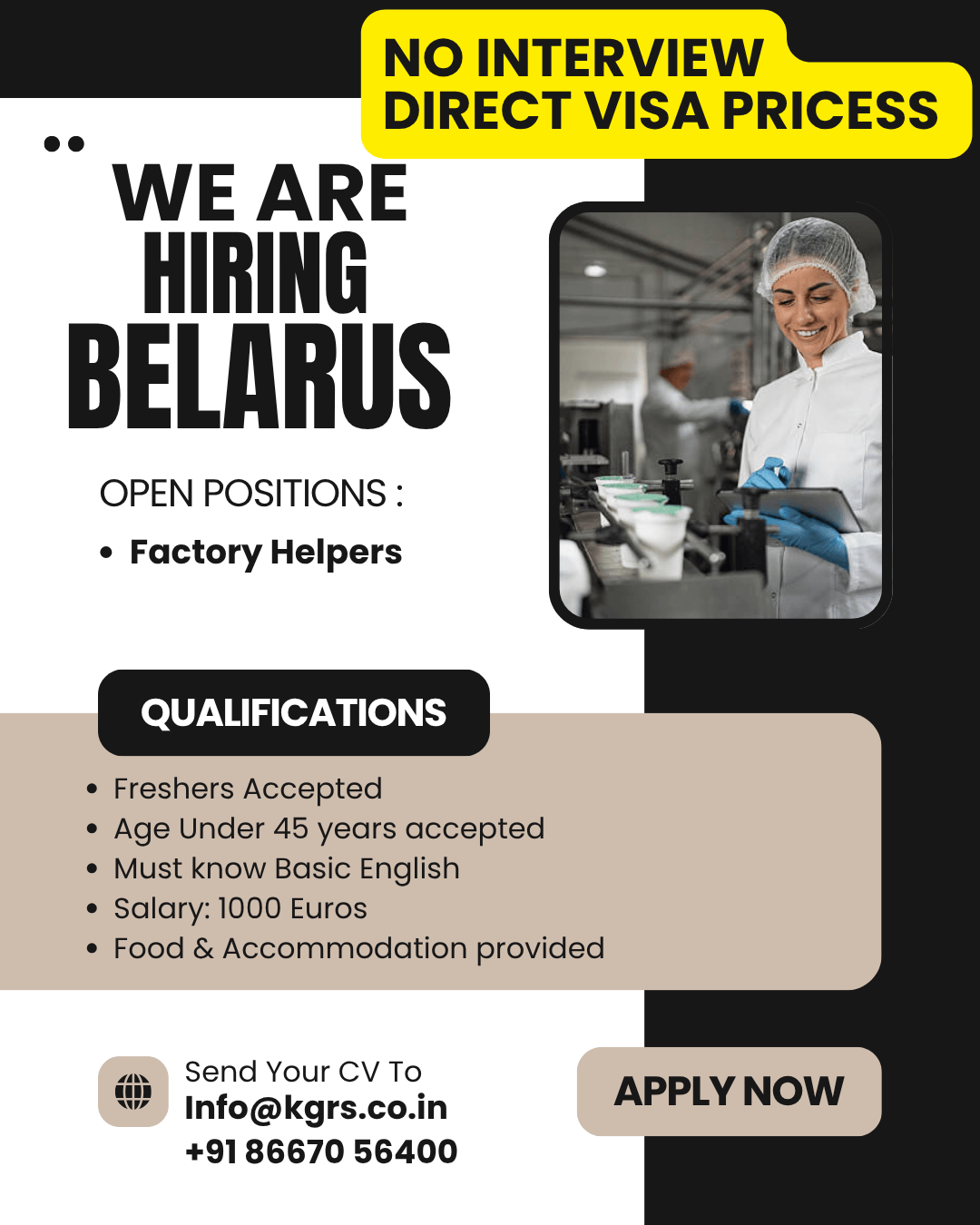 Hiring for Belarus