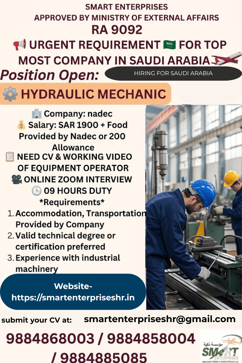HYDROLIC MECANIC