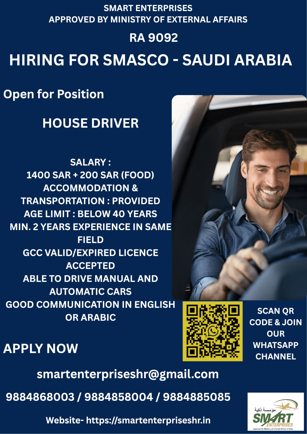 URGENT REQUIREMENT FOR SAUDI ARABIA URGENT REQUIREMENT FOR SAUDI ARABIA
