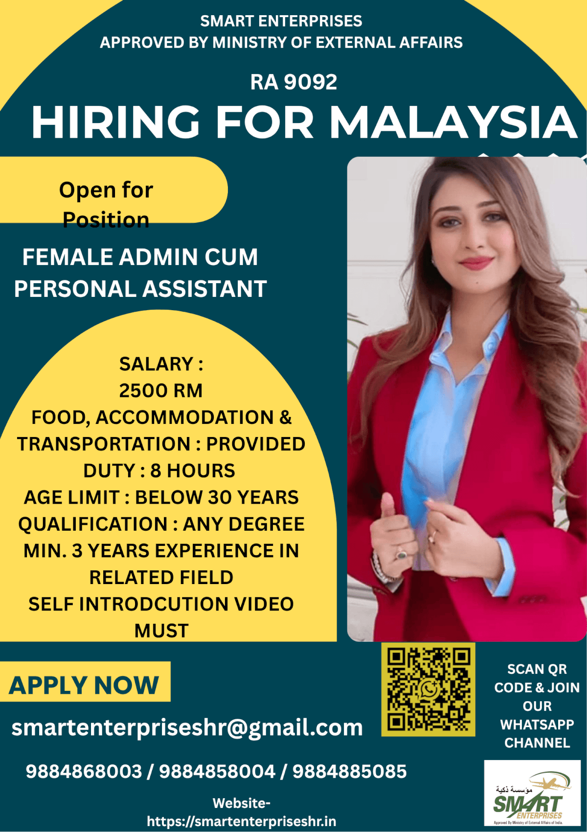 URGENT REQUIREMENT FOR MALAYSIA URGENT REQUIREMENT FOR MALAYSIA