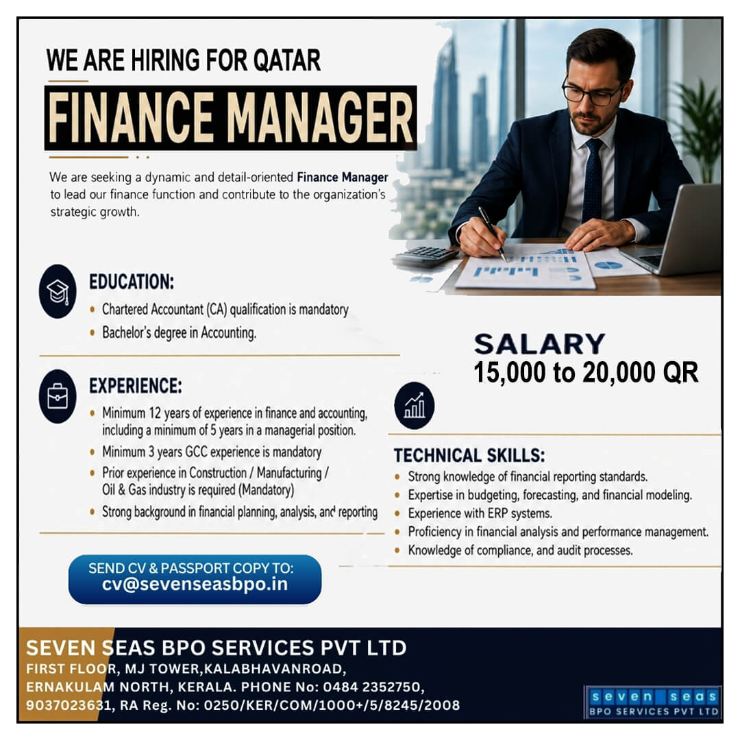 urgent vacancy for qatar urgent vacancy for qatar