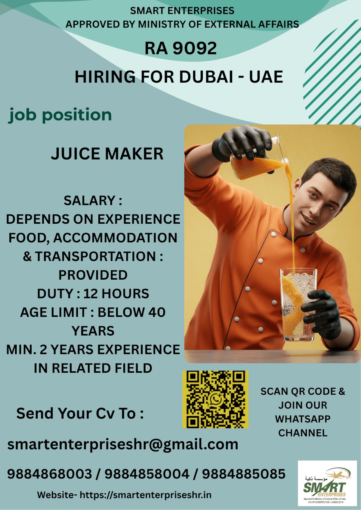 URGENT REQUIREMENT FOR DUBAI URGENT REQUIREMENT FOR DUBAI