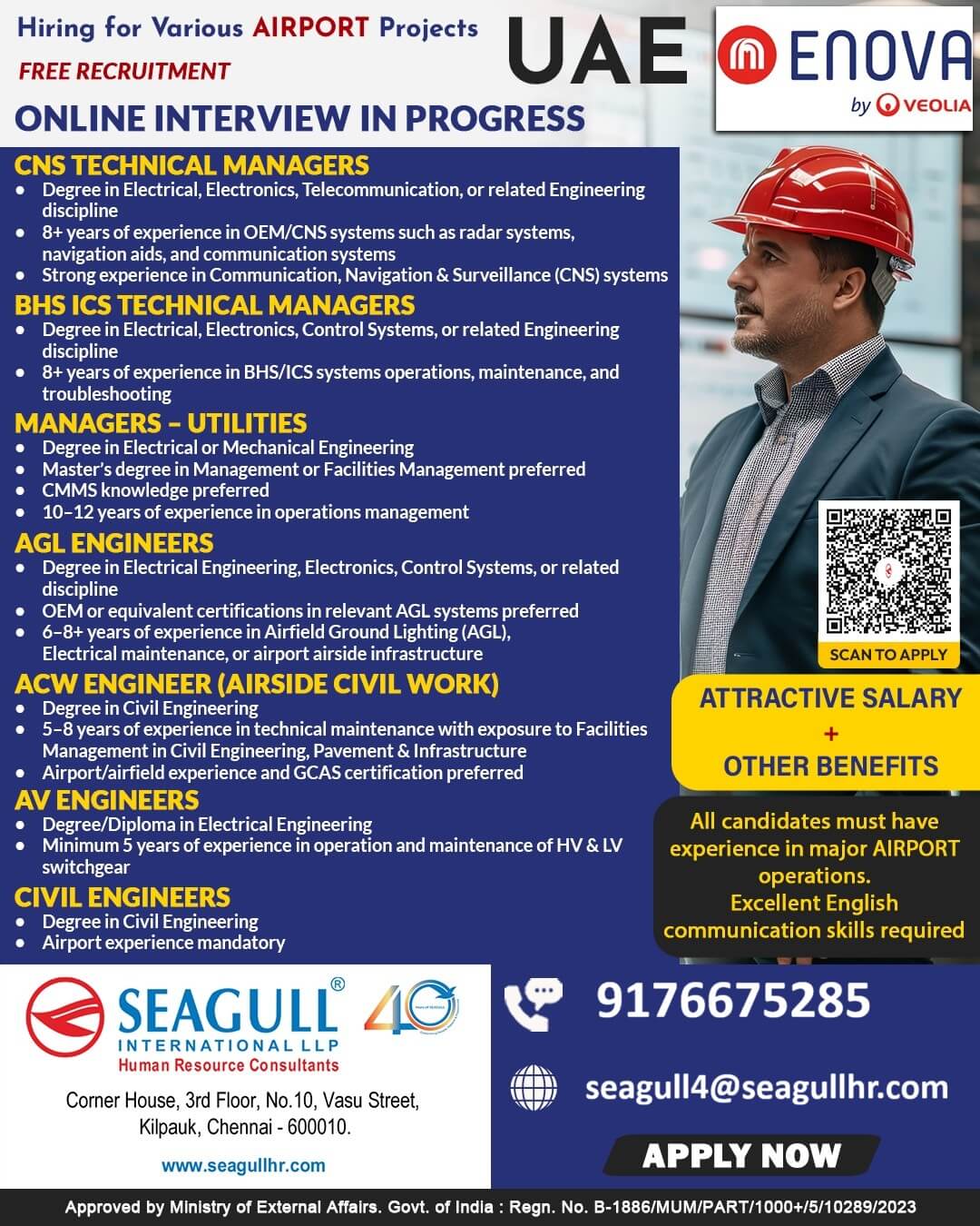 FREE & VERY URGENT REQUIREMENTS FOR AIRPORT WORK FOR DUBAI & ABU DHABI - UAE