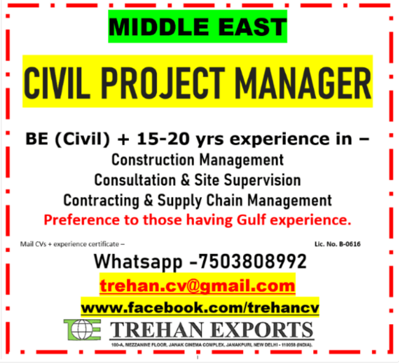 CIVIL PROJECT MANAGER
