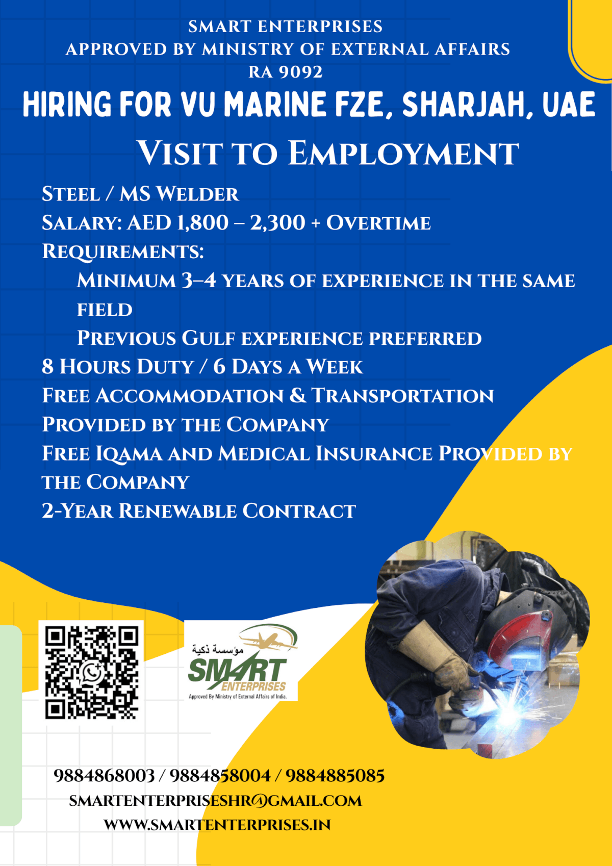HIRING FOR UAE