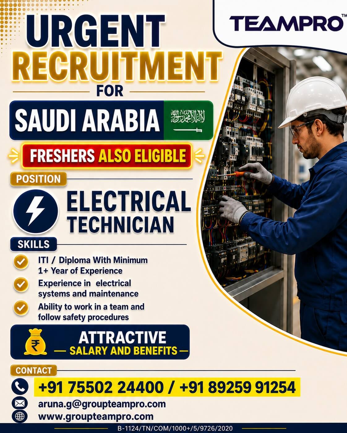 Urgent Recruitment For Saudi Arabia, Online Interview