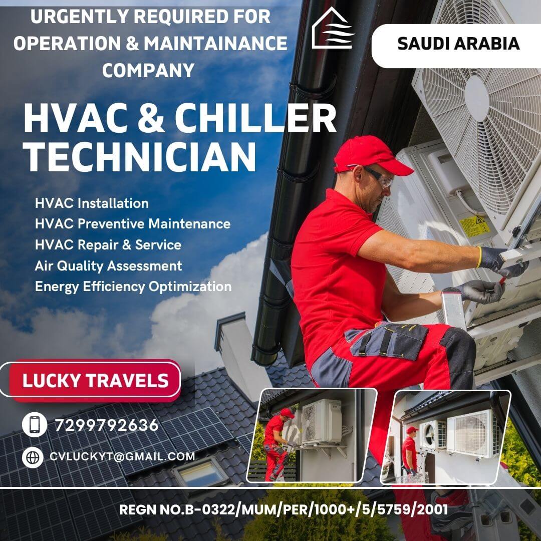 URGENTLY REQD FOR SAUDI ARABIA -  CV SELECTION & ONLINE INTERVIEW - 7299792636