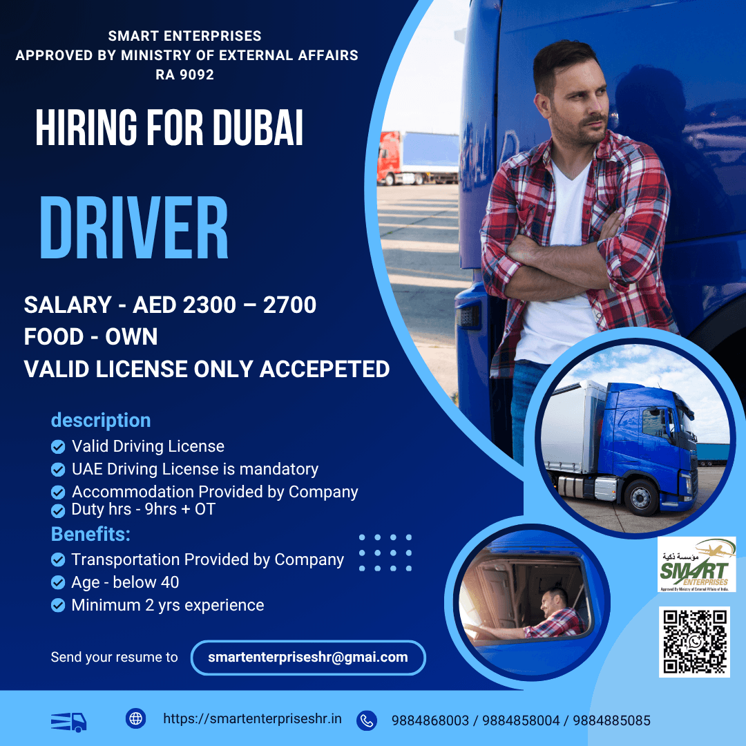 HIRING FOR DUBAI HIRING FOR DUBAI