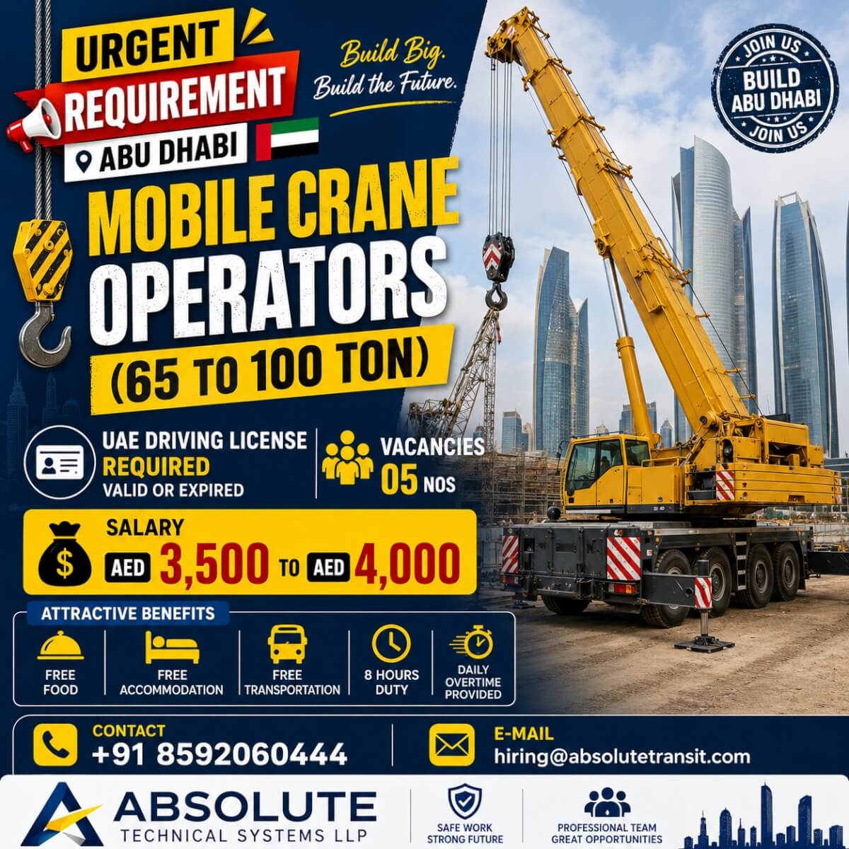 Mobile Crane Operators Mobile Crane Operators