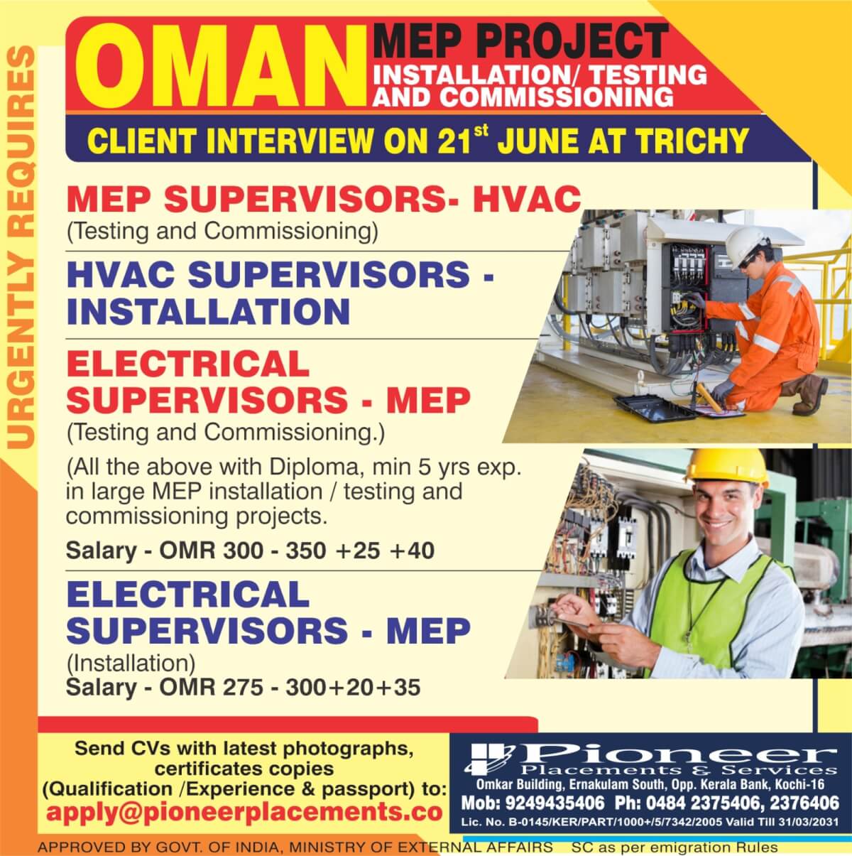 for Oman for Oman