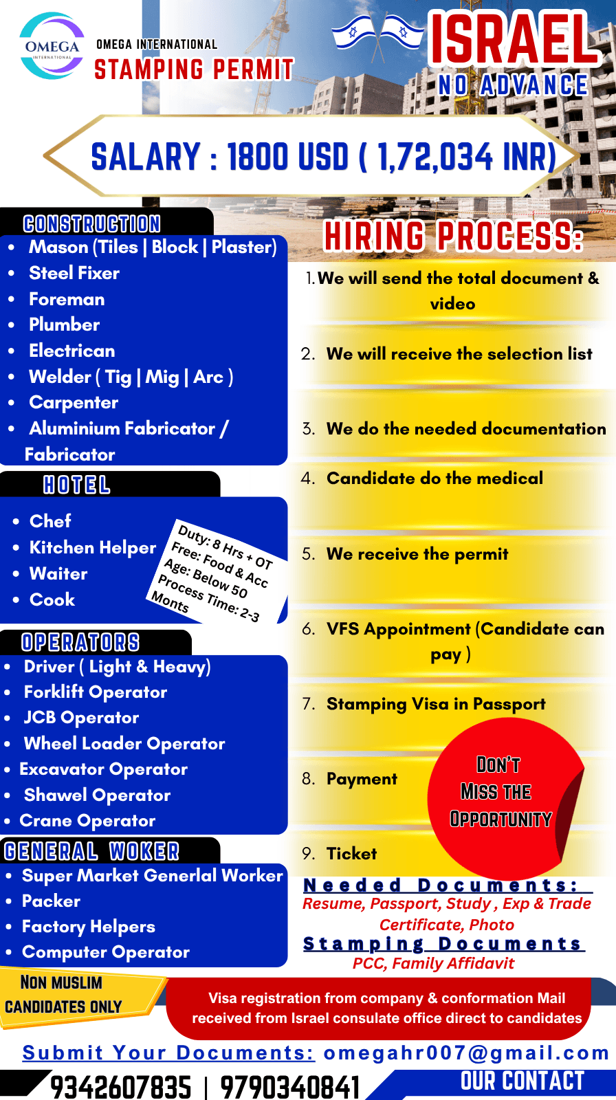 DON'T MISS THE OPPORTUNITY
