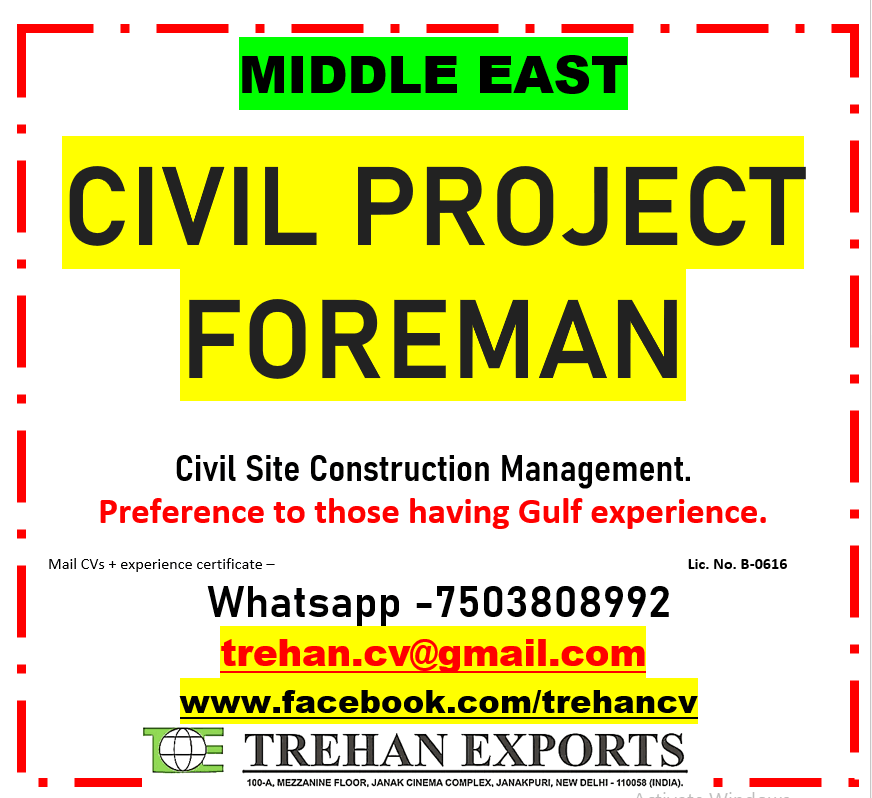CIVIL FOREMAN