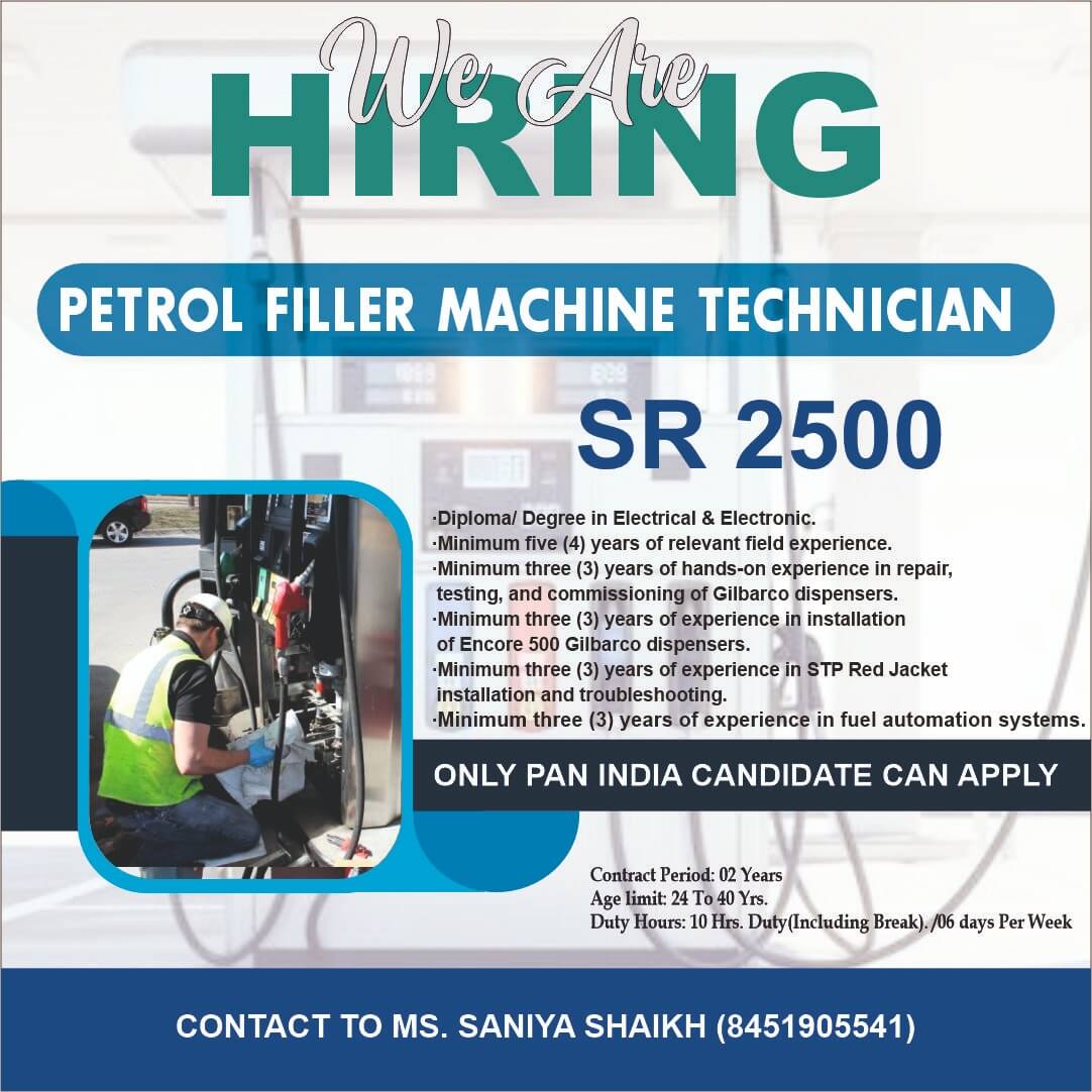 URGENT HIRING FOR SAUDI ARABIA