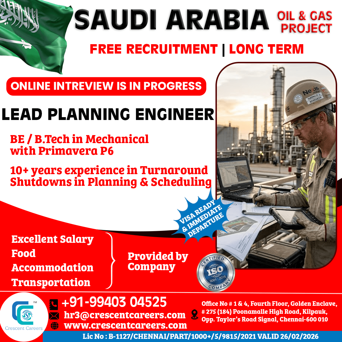 LEAD PLANNING ENGINEER LEAD PLANNING ENGINEER