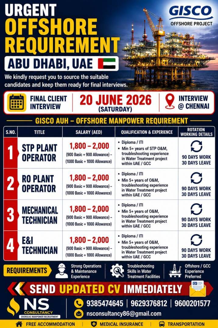LEADING OFFSHORE COMPANY REQUIREMENT FOR ABU DHABI,UAE
