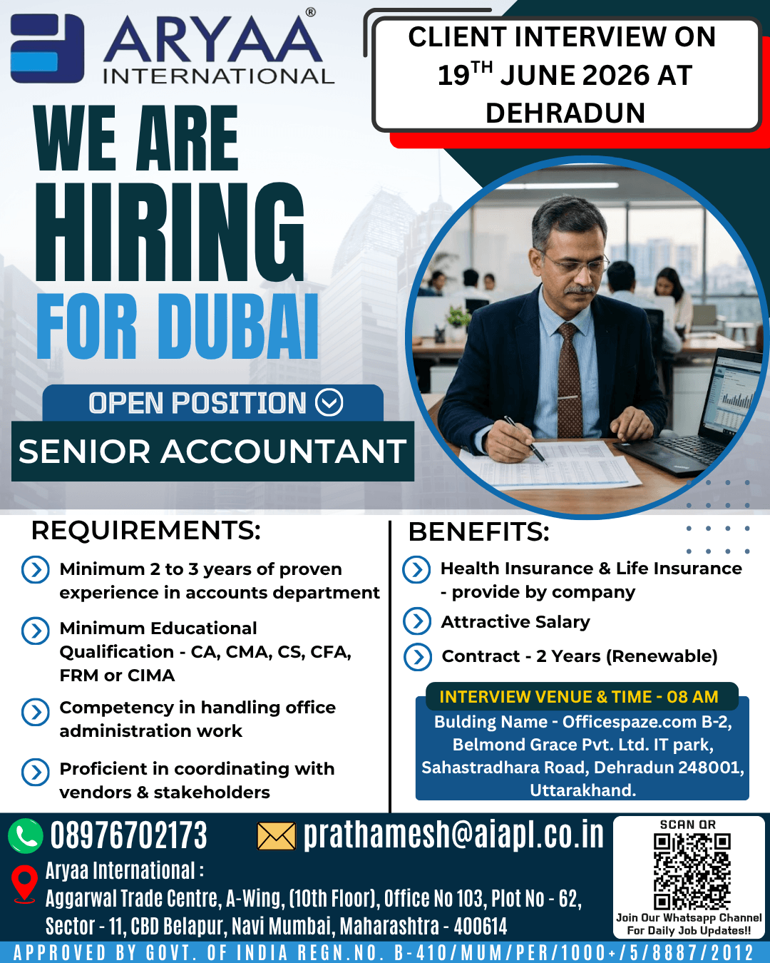 ? Hiring for Dubai | Senior Accountant