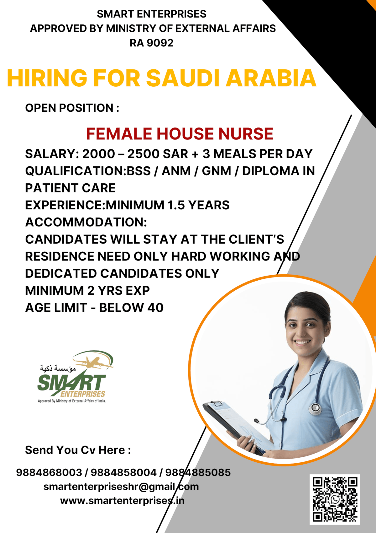 HIRING FOR SAUDI ARABIA HIRING FOR SAUDI ARABIA