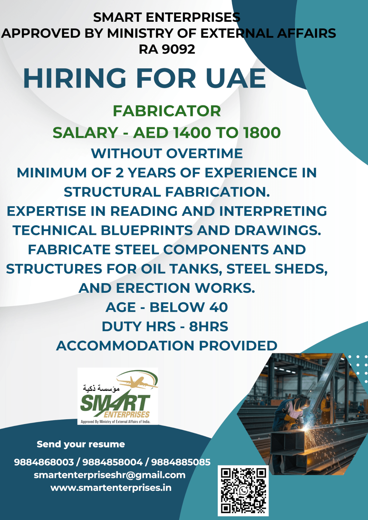 HIRING FOR UAE