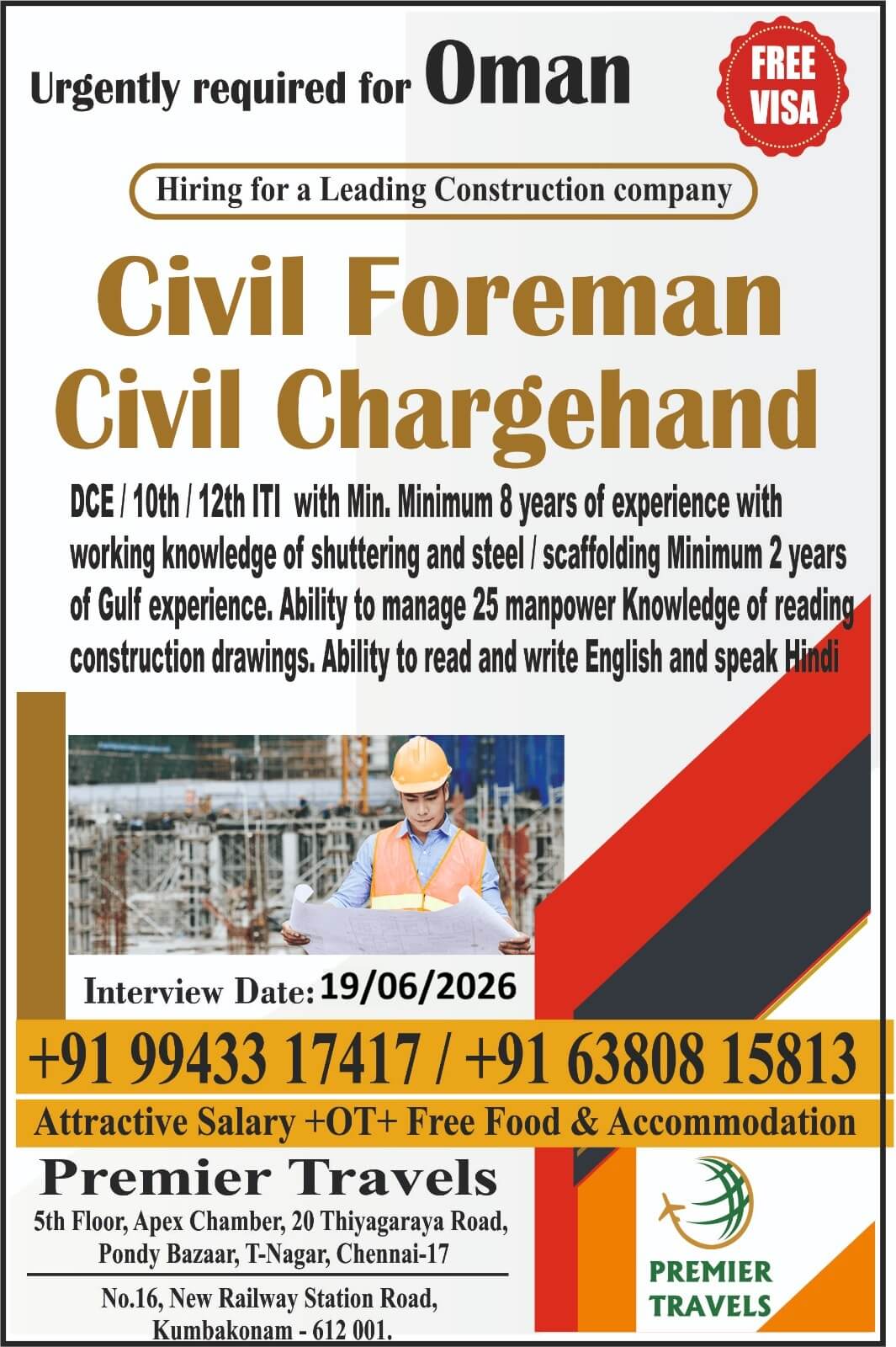 Civil foreman