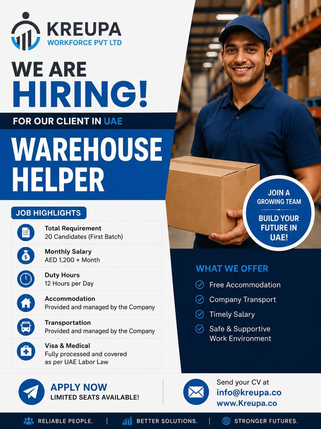 HIRING FOR LEADING COMPANY IN UAE HIRING FOR LEADING COMPANY IN UAE