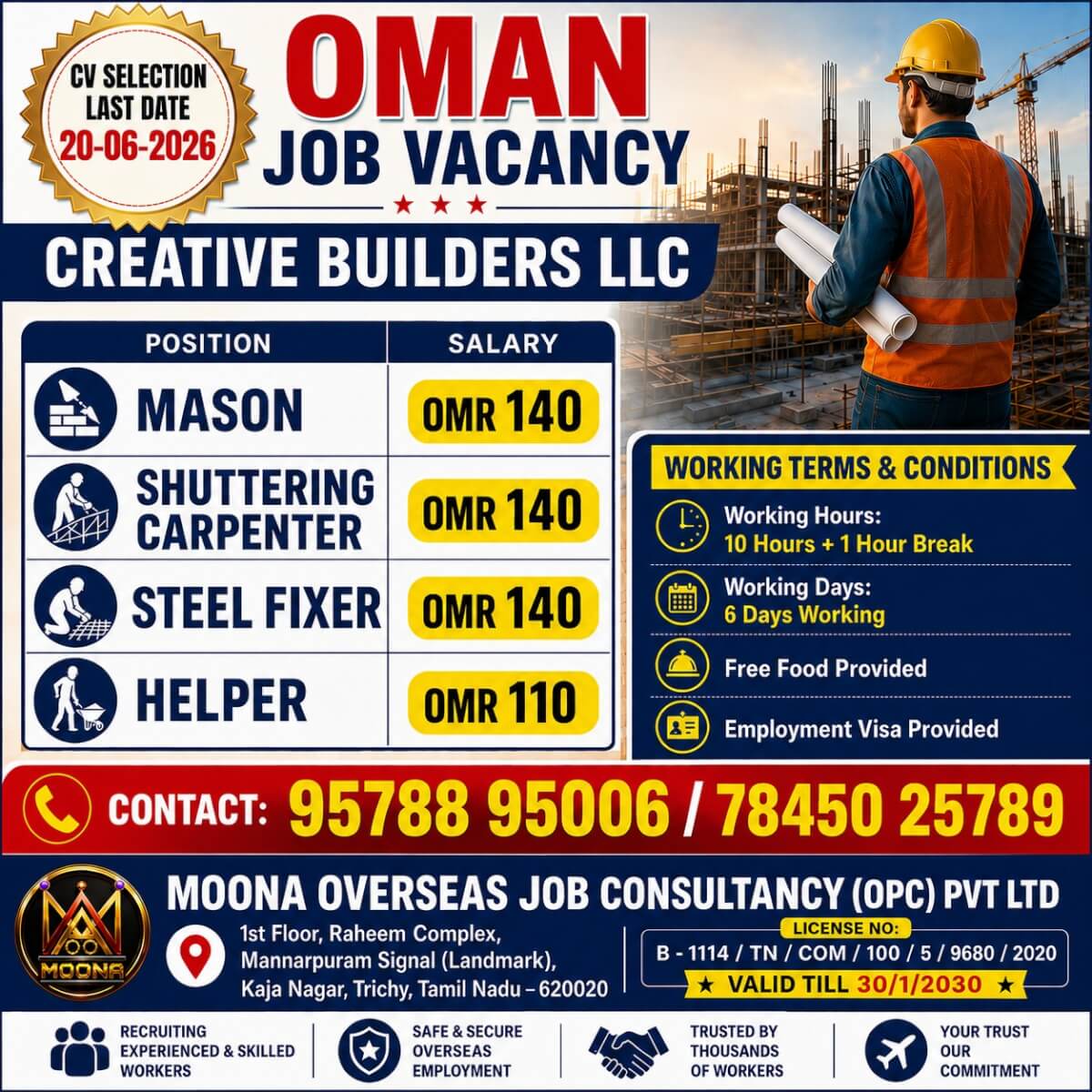 CREATIVE BUILDERS LLC OMAN
