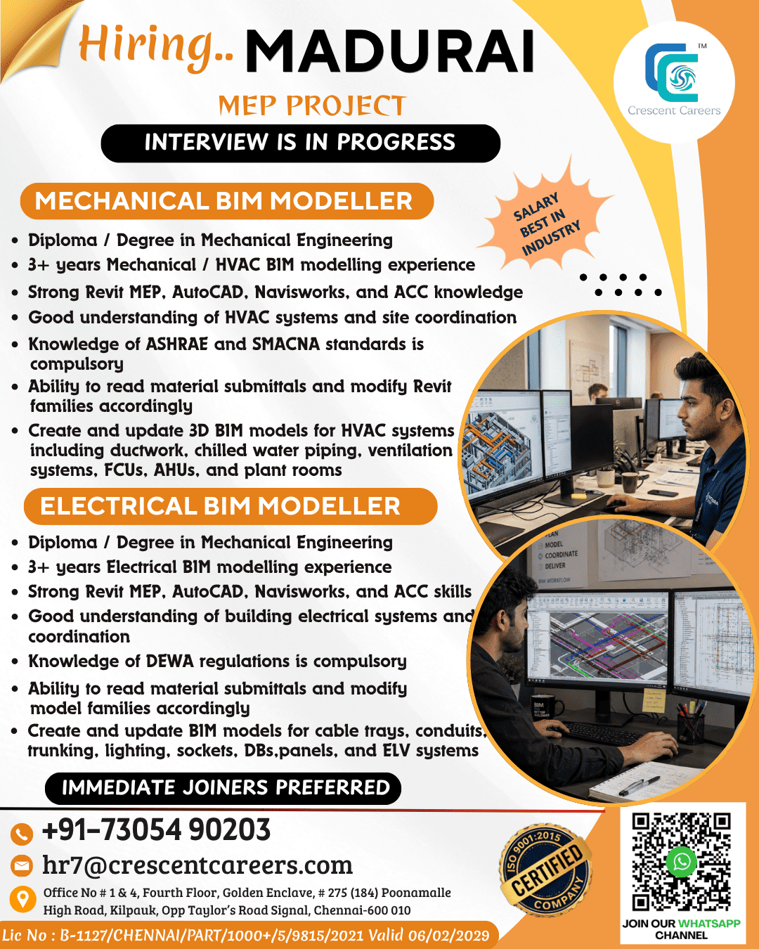 MECHANICAL / ELECTRICAL BIM MODELLER