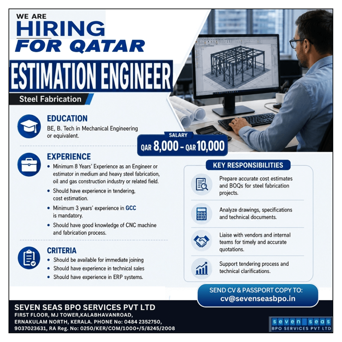 URGENT VACANCY IN QATAR