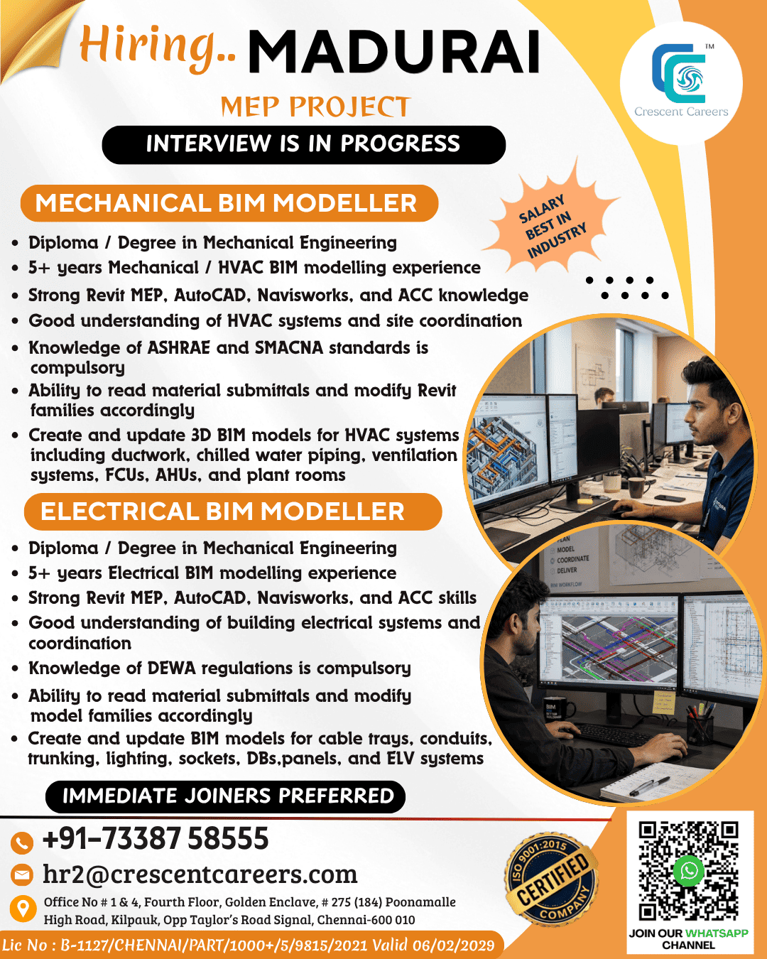 MECHANICAL / ELECTRICAL BIM MODELLER