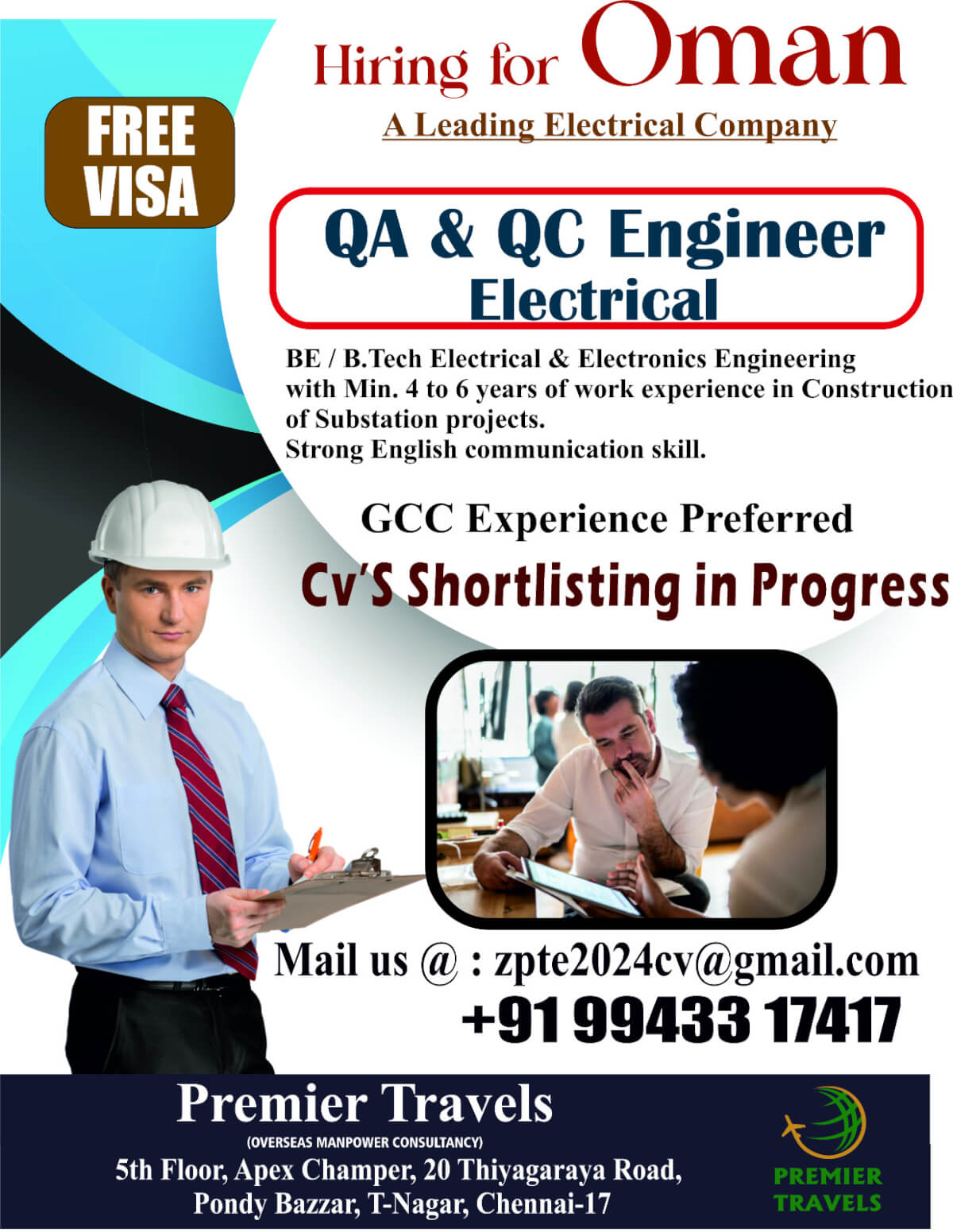 QC Inspector Electrical