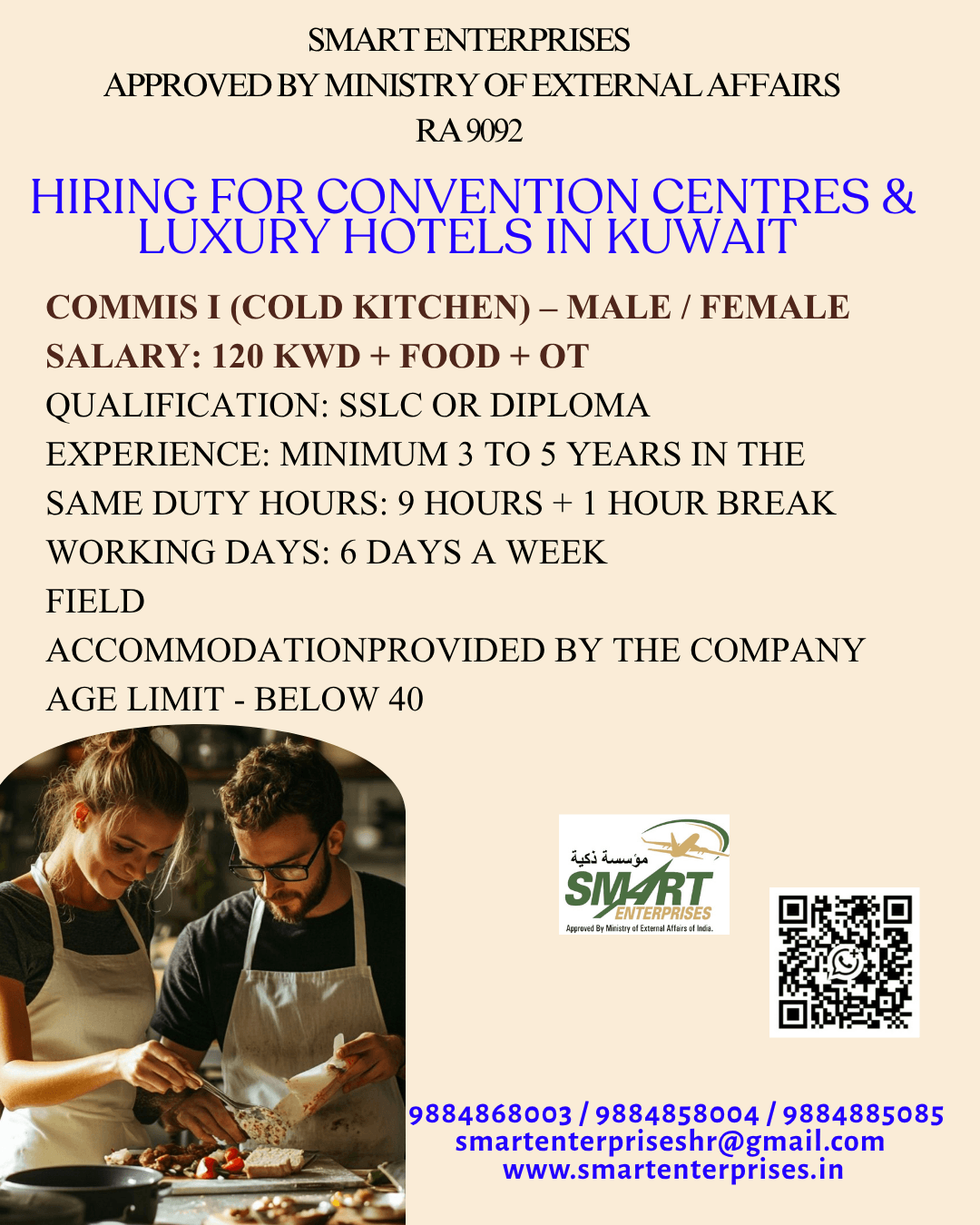 HIRING FOR KUWAIT