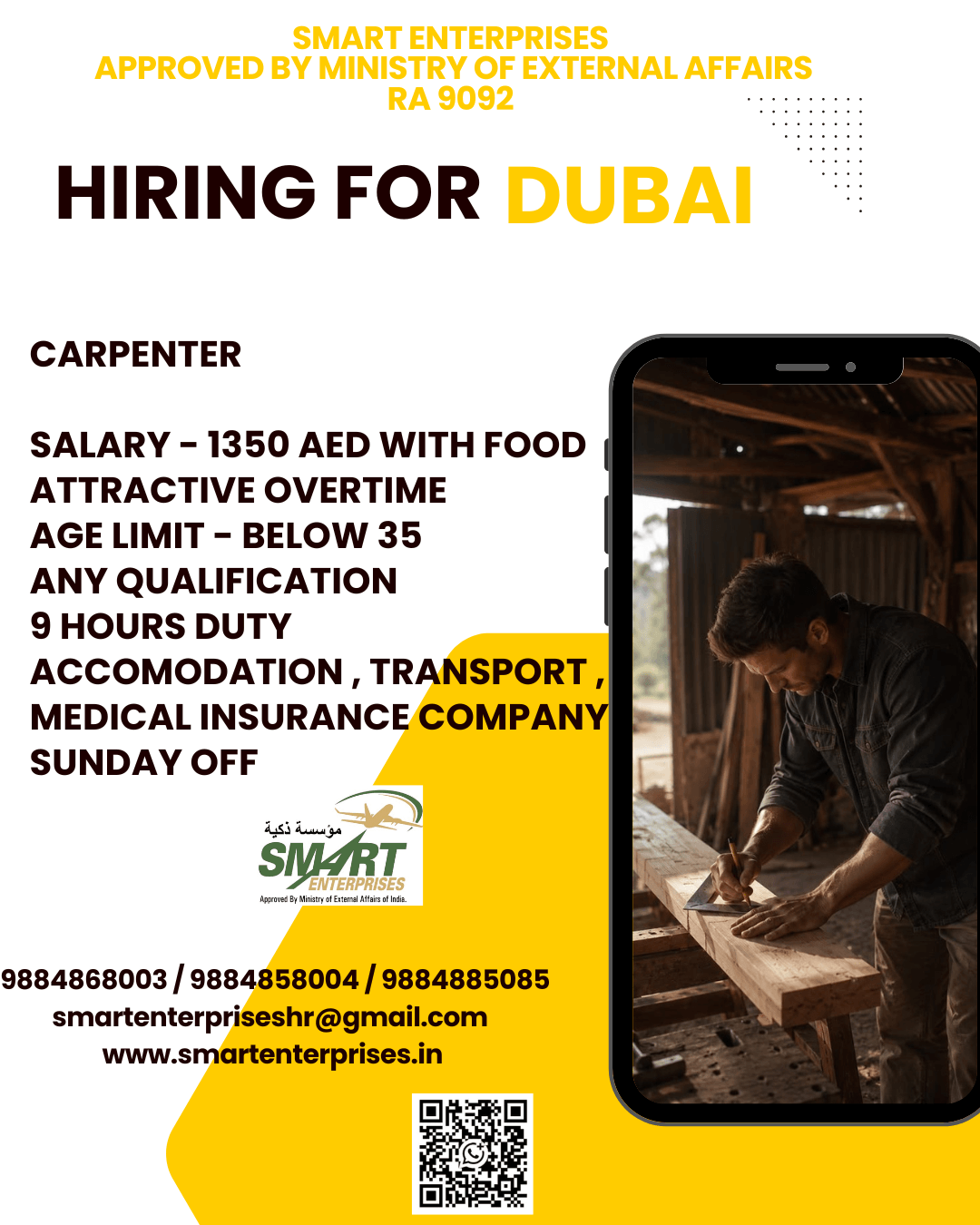 HIRING FOR DUBAI HIRING FOR DUBAI