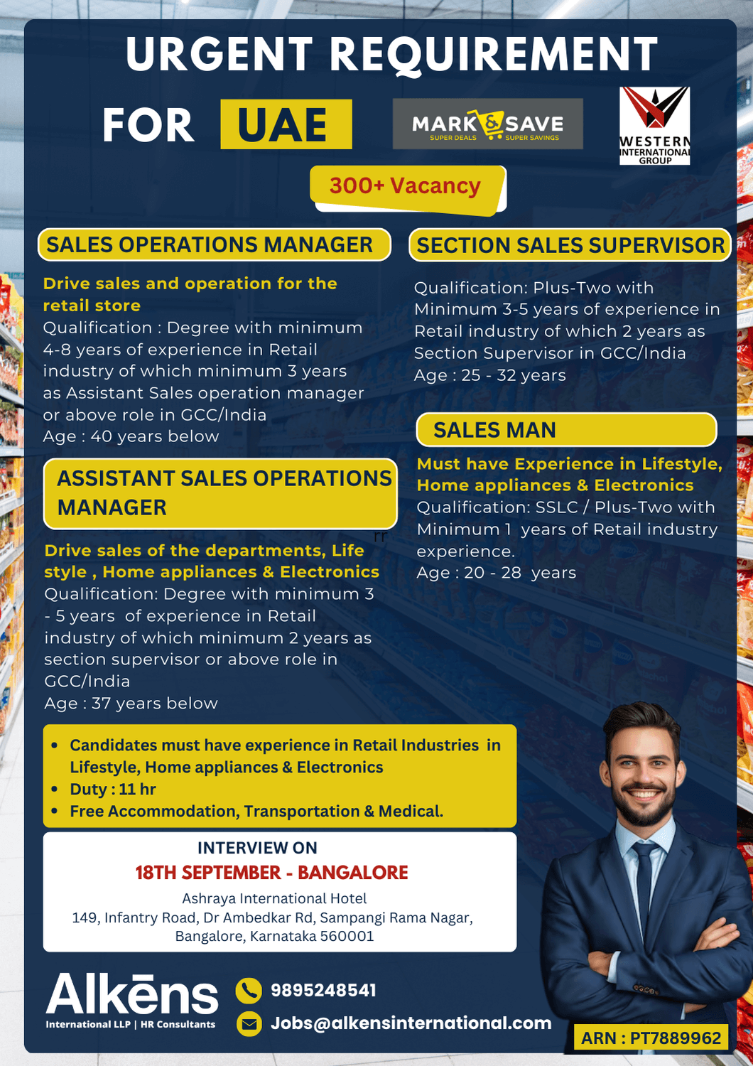 HIRING FOR MARK AND SAVE UAE