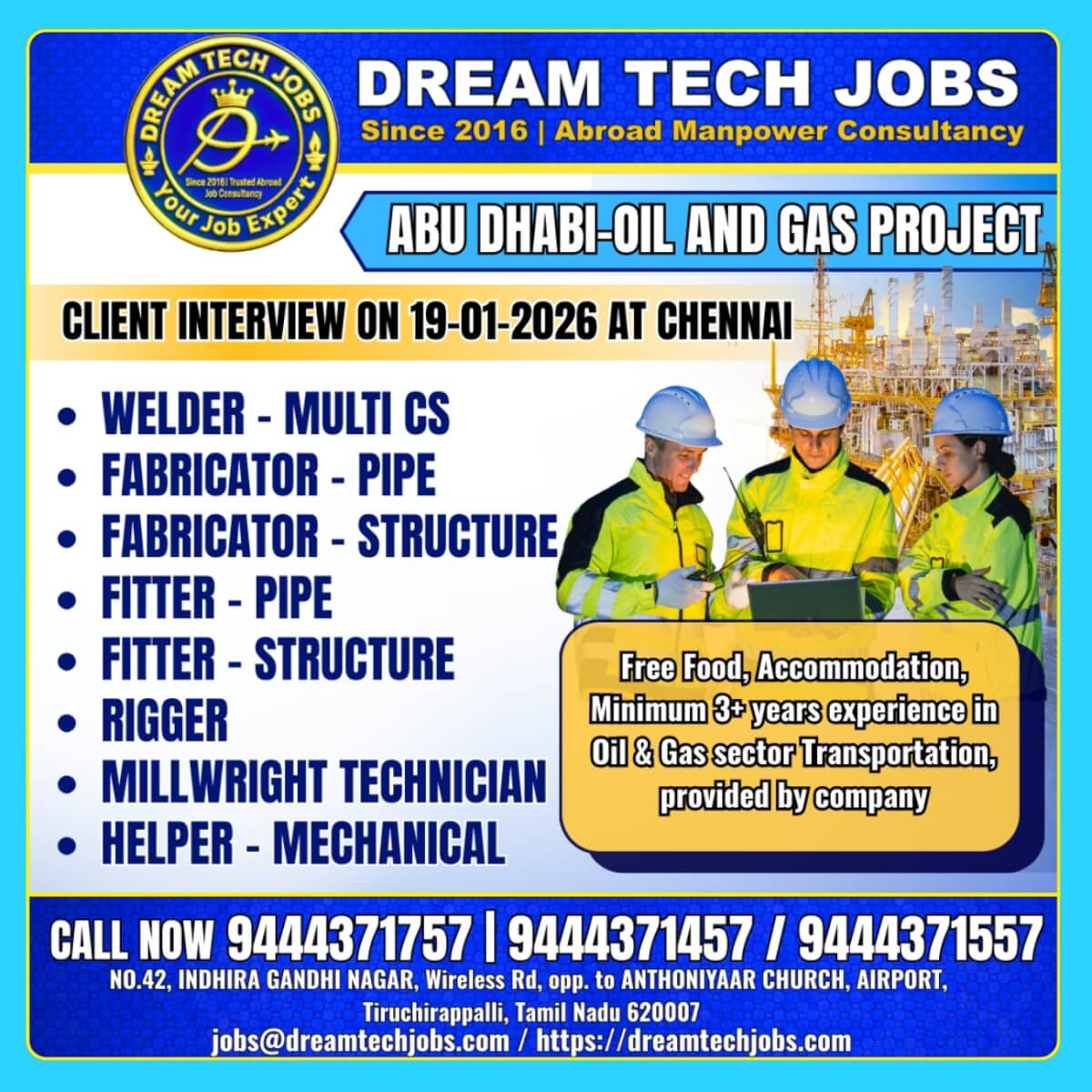 DREAM TECH JOBS WELCOMES YOU !!!