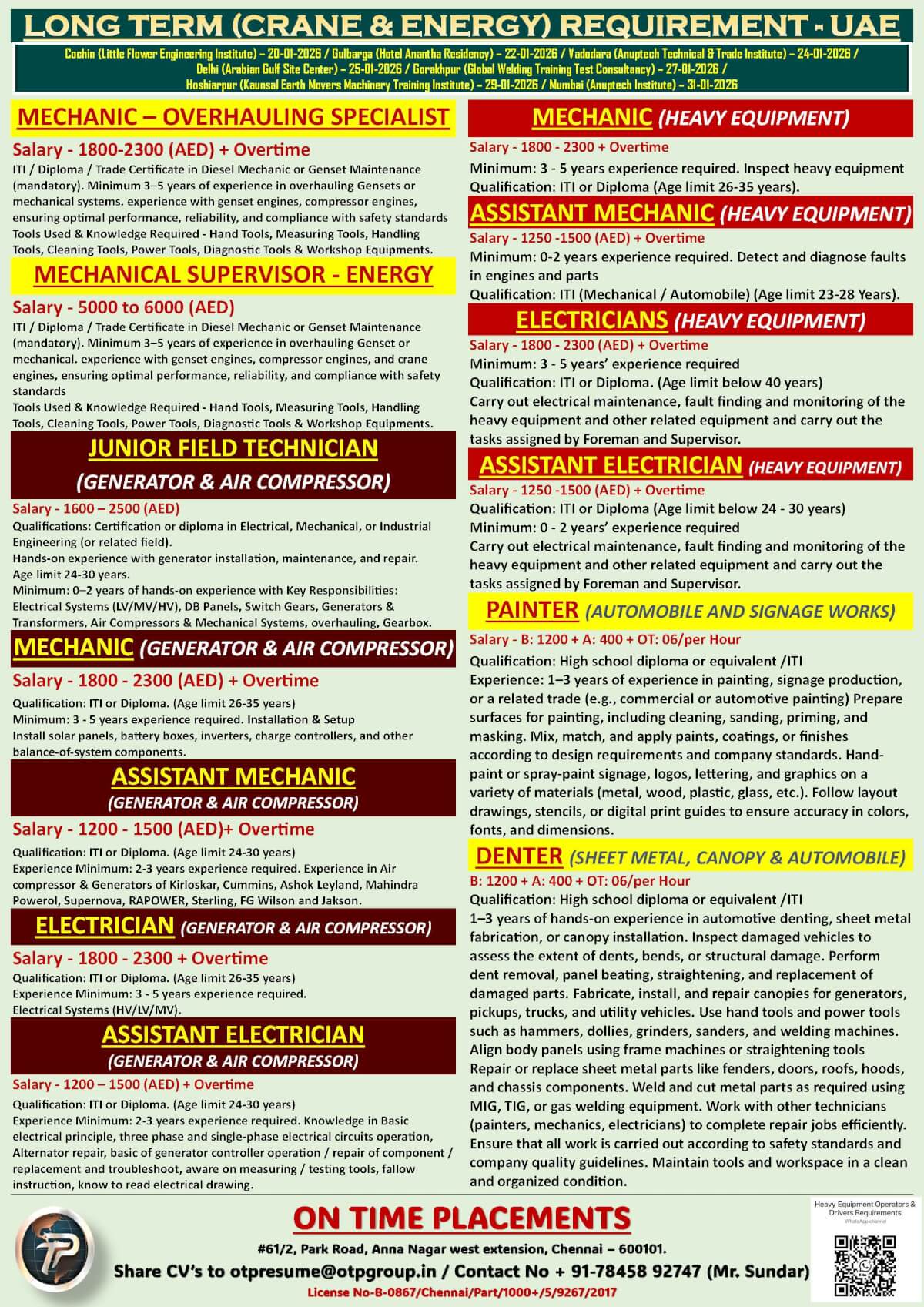 Crane & Energy Division - UAE