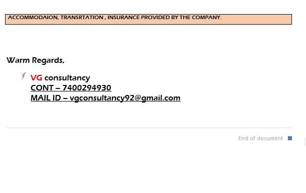 WE AE HIRING FOR SAUDI ARABIA