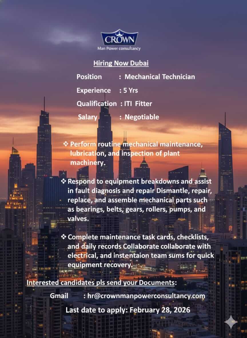 Hiring Now Dubai