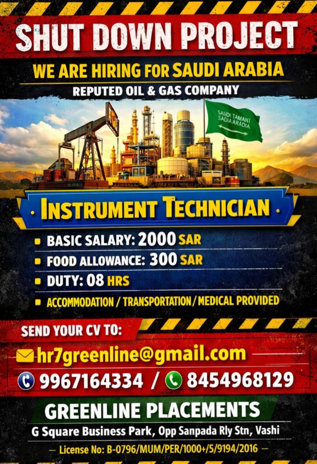 URGENTLY REQUIRED FOR REPUTED CO. KSA