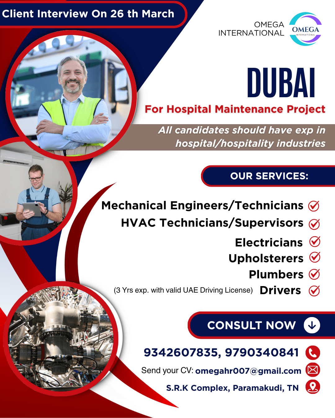 Requirement for Dubai