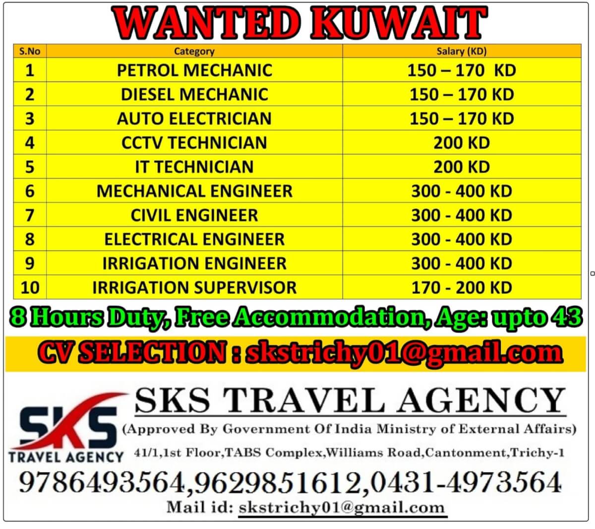 Wanted kuwait