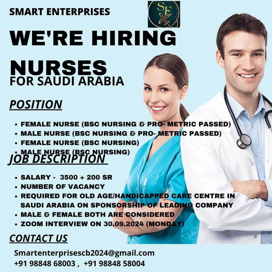 BSC STAFF NURSES KSA